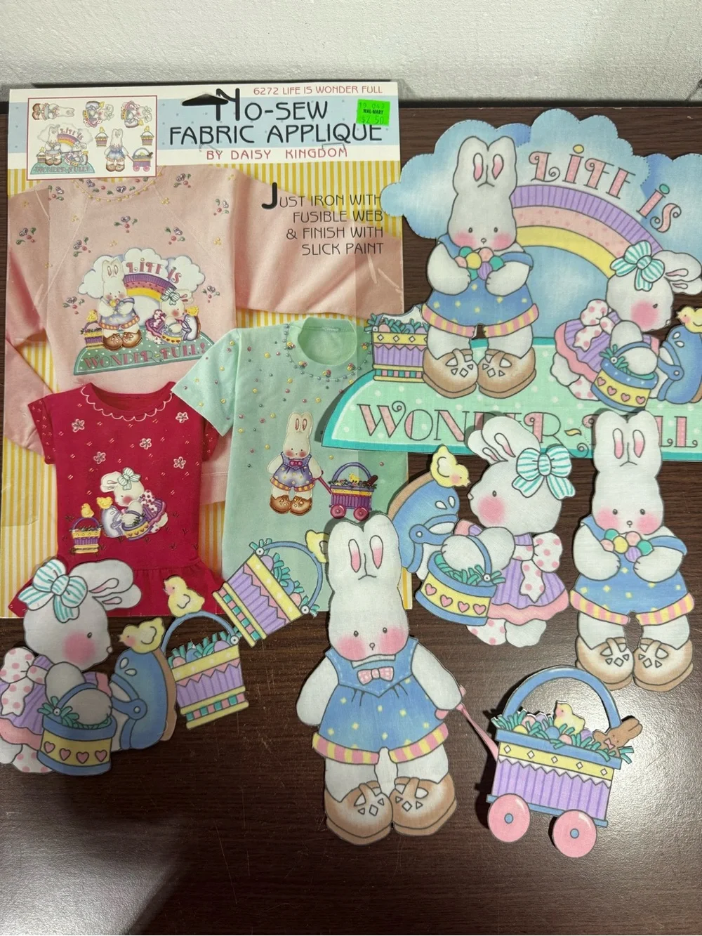 Daisy Kingdom Fabeic Appliqués 90’s Vintage Cottage Core